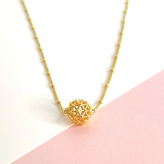 LUXE  Mini Diffuser Necklace 18k Gold